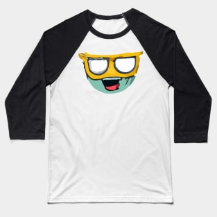 Masked Character Face Baseball T-Shirt